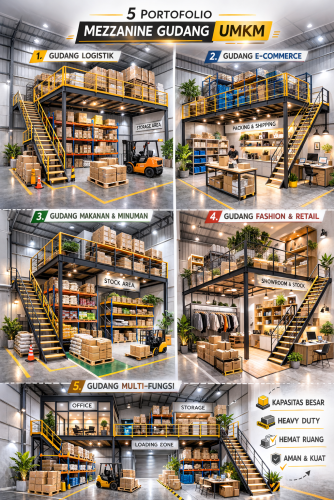 Mezannine Gudang Kecil UMKM