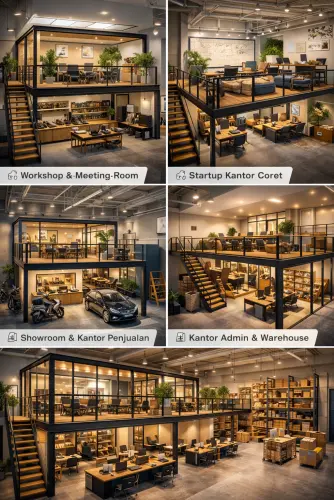 Mezzanine Ruang Kantor di Babelan