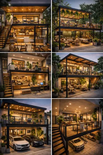 Mezannine Cafe Modern di Babelan